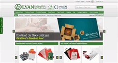 Desktop Screenshot of lyanpackaging.co.uk